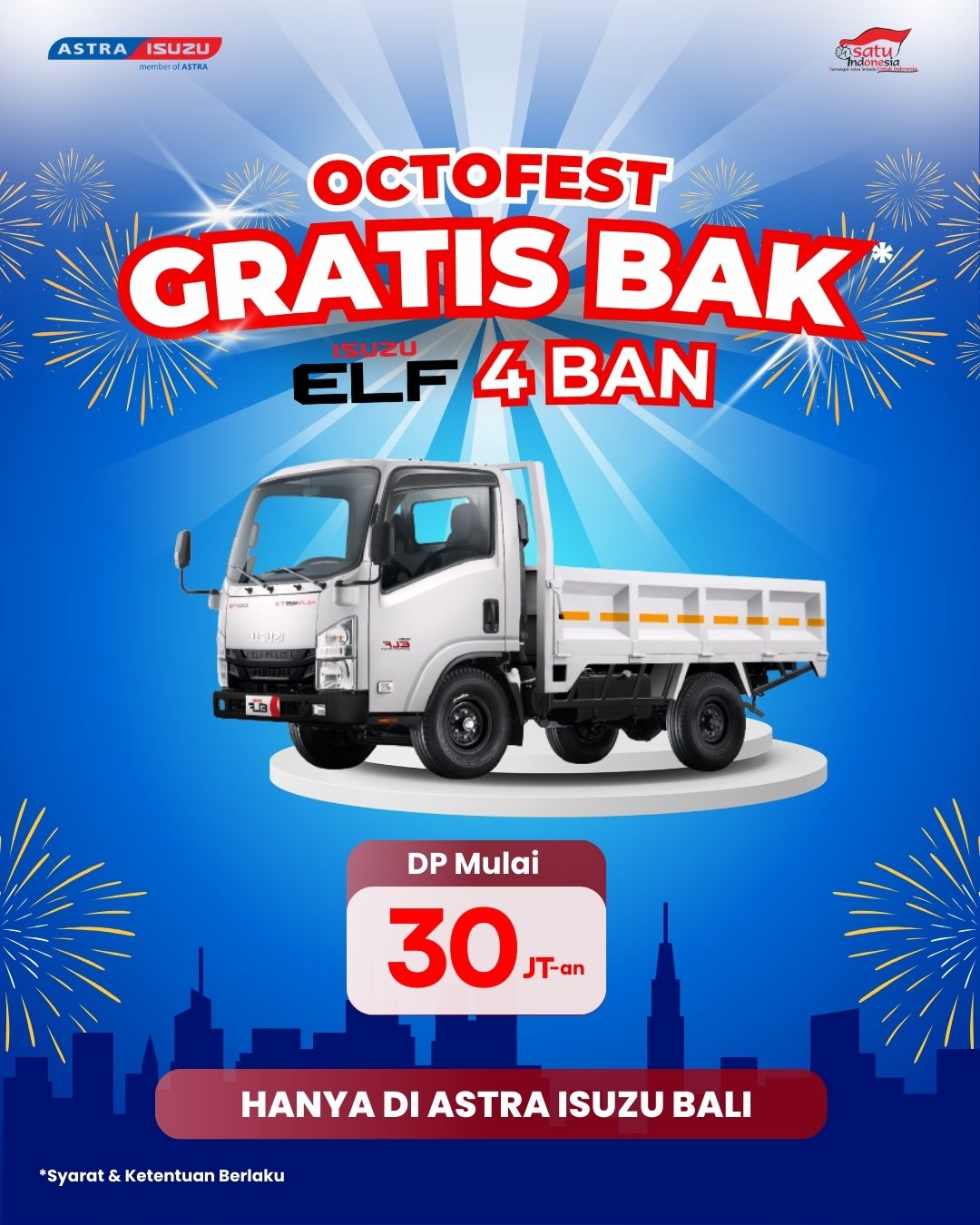 Promo Isuzu Elf Bak 4 Ban